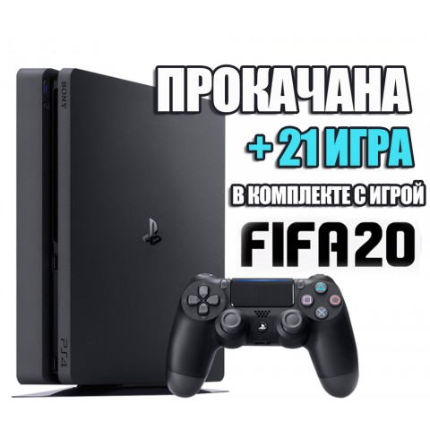 PlayStation 4 SLIM 1 TB + 21 игра #203